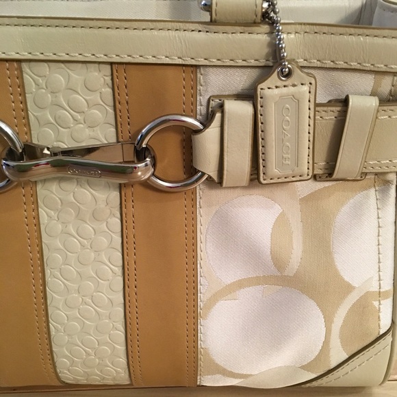 COACH HAMPTON OPTIC SIGNATURE IVOR CARRYALL F13337 - Picture 3 of 7